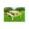 TABLE PIQUE-NIQUE EN PIN BUIS
