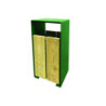 CORBEILLE PUBLIQUE ACIER ET BOIS TAULO 60 L
