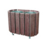 CORBEILLE TRI RONDA RECYCLÉE 2 X 48 L