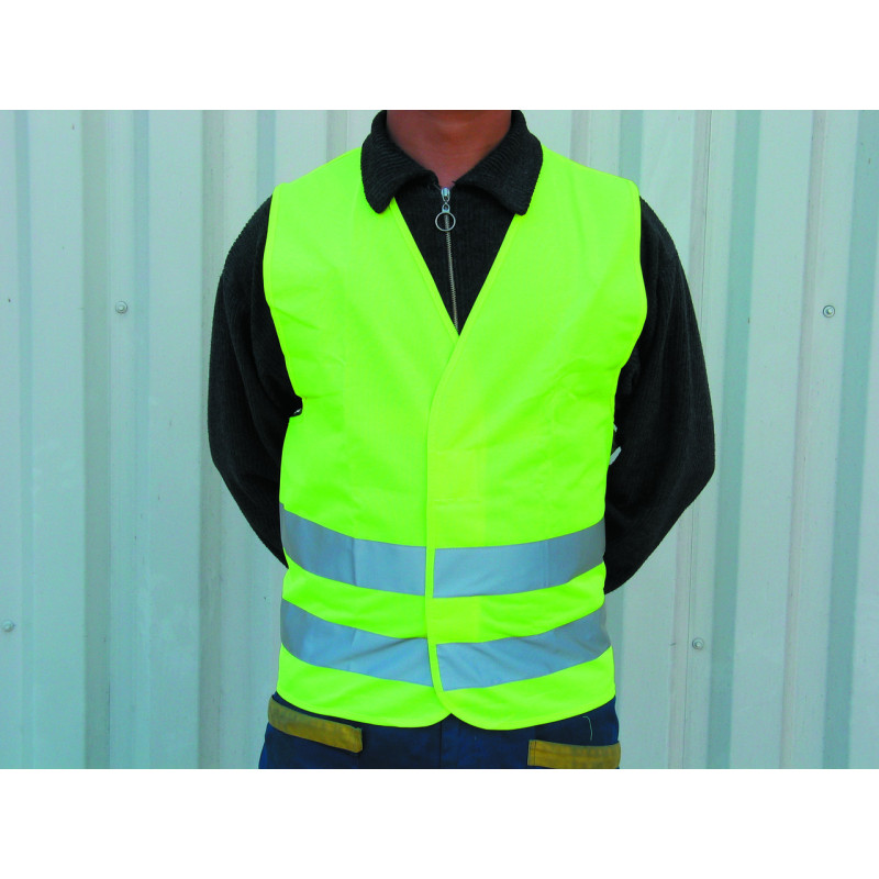 GILET JAUNE OU ORANGE DE SIGNALISATION