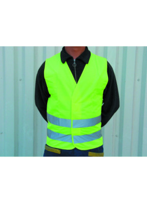 GILET JAUNE OU ORANGE DE SIGNALISATION