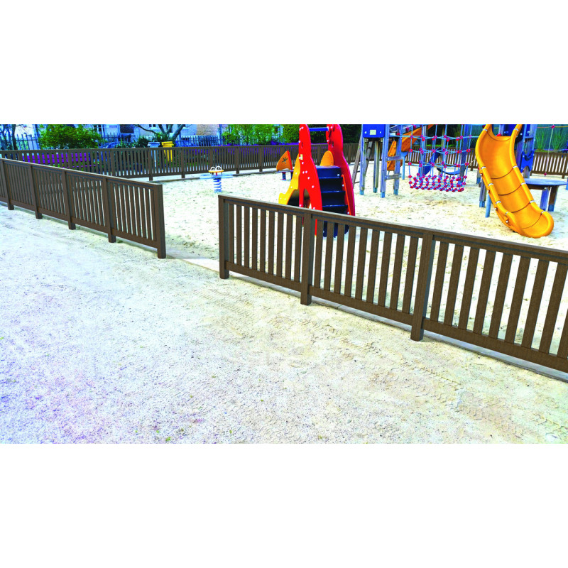 CLÔTURE PLASTIQUE RECYCLÉ PARC