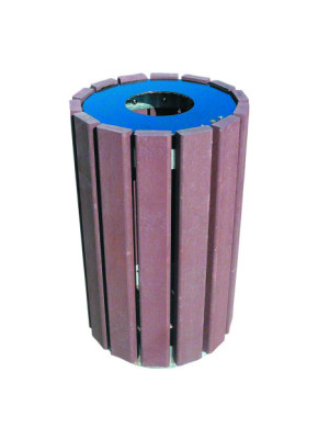 CORBEILLE PLASTIQUE RECYCLÉ ESCAPADE 90 L