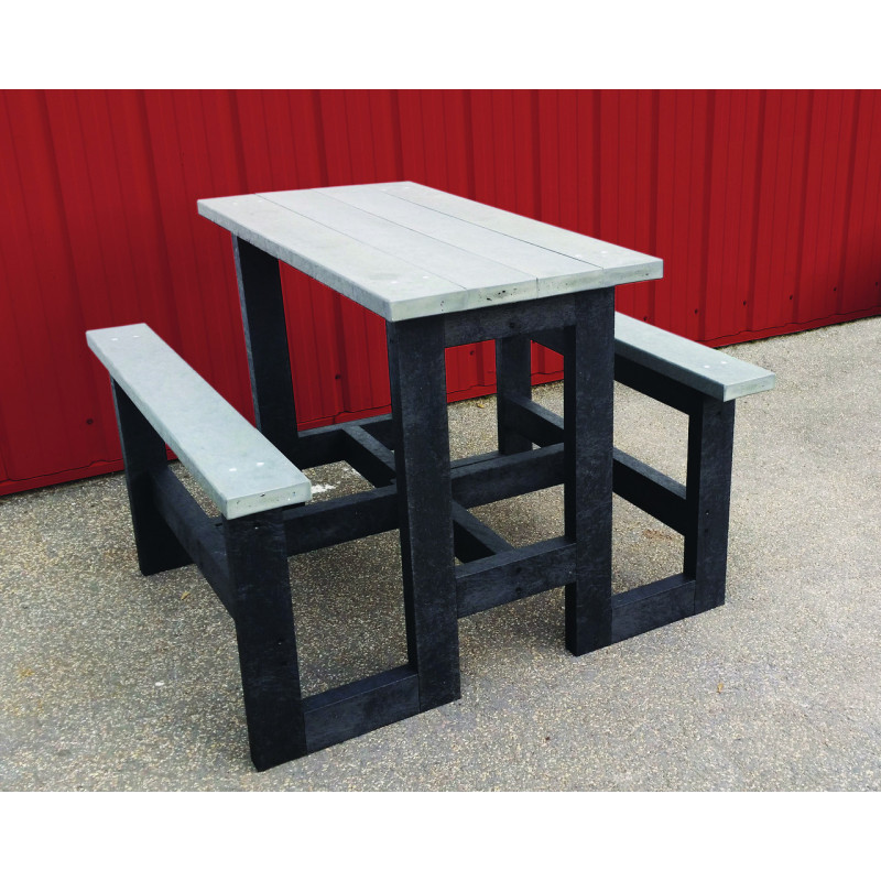 TABLE D'EXTÉRIEUR HAUTE RECTANGULAIRE