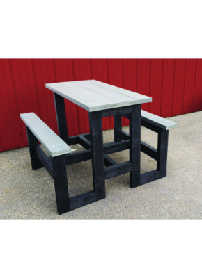 TABLE D'EXTÉRIEUR HAUTE RECTANGULAIRE