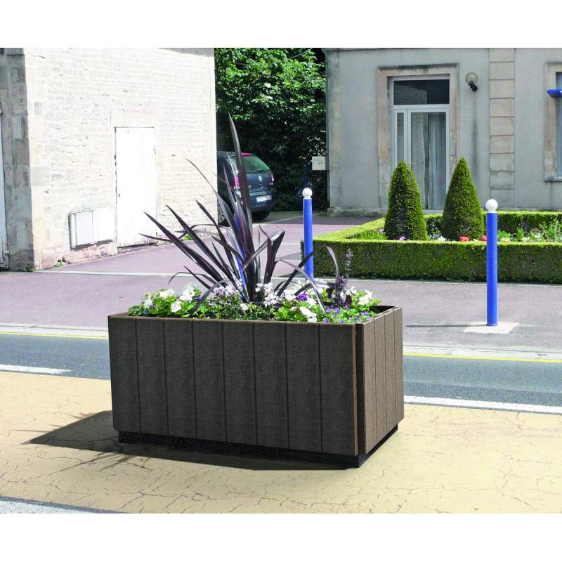 JARDINIÈRE PLASTIQUE RECYCLÉ CANOPÉE