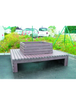 DOSSIER POUR BANC CONTOUR D'ARBRE