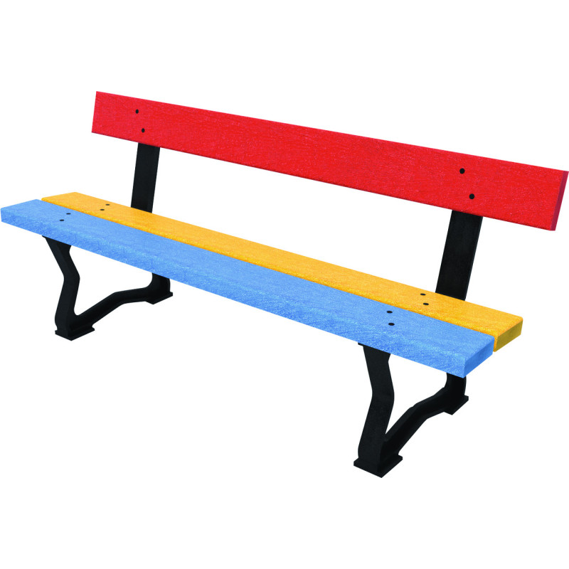BANC PUBLIC ENFANT MINI MALOU COULEUR