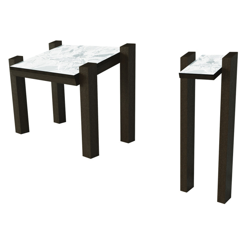 TABLE D'INFORMATION PLASTIQUE RECYCLÉ