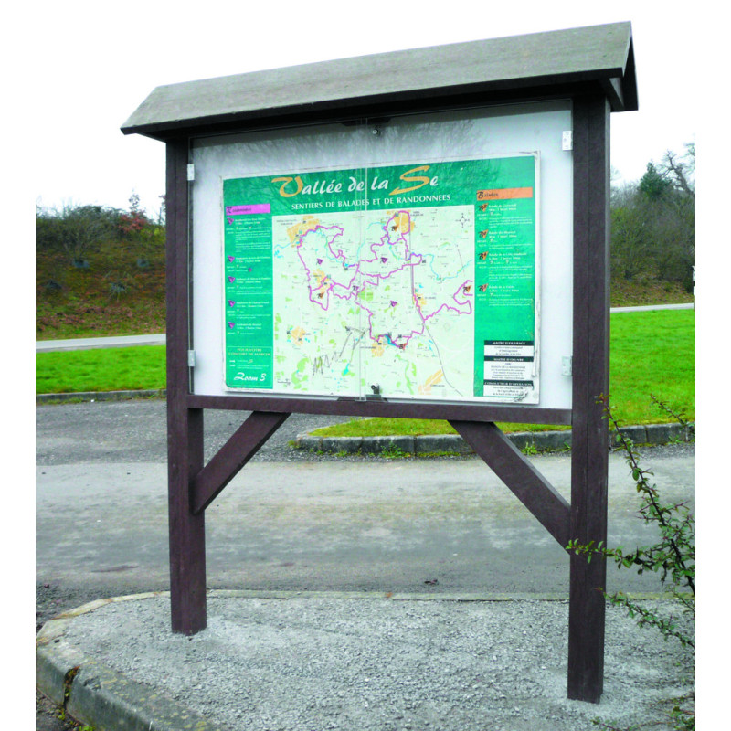 ACCESSOIRES POUR PANNEAU AFFICHAGE RECYCLÉ