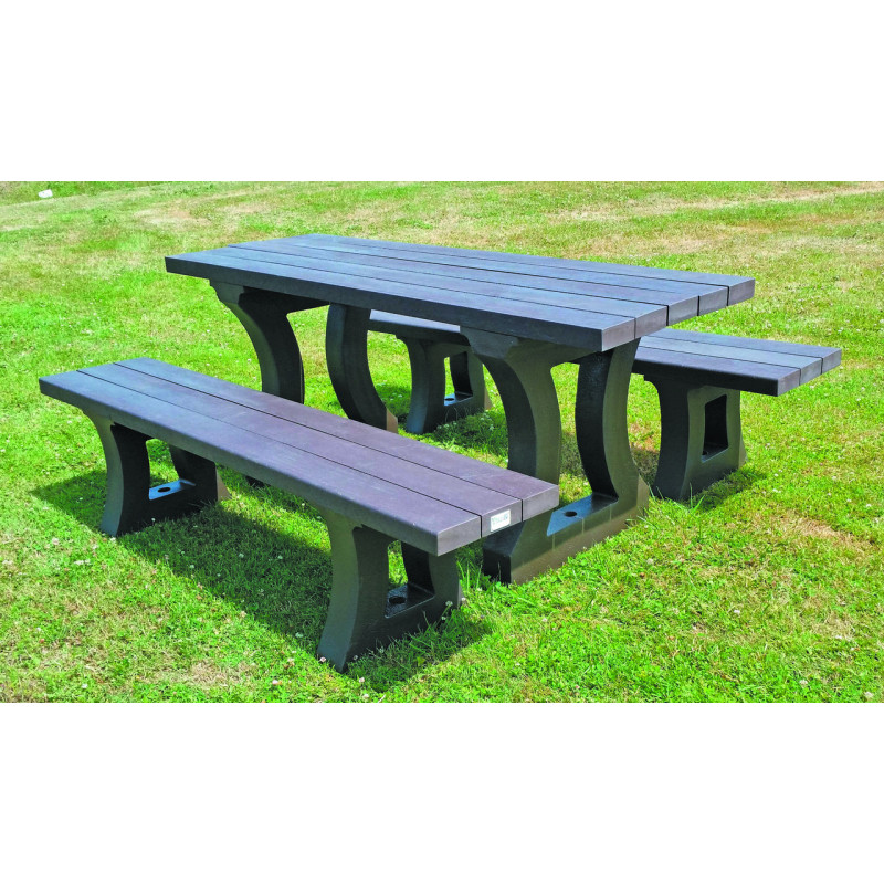 TABLE PIQUE-NIQUE RECYCLÉE ARIZONA
