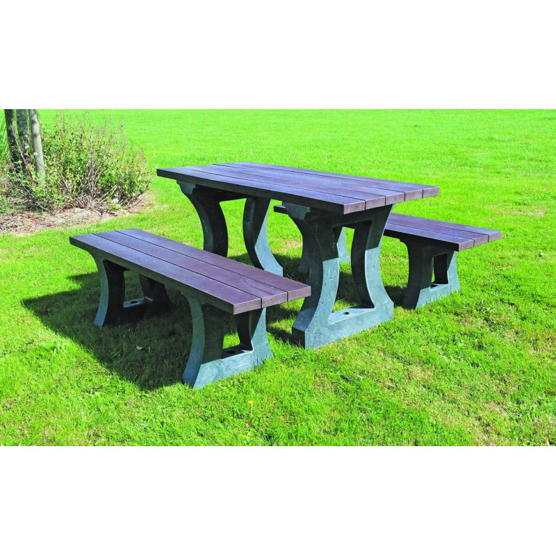 TABLE PIQUE-NIQUE RECYCLÉE ARIZONA ÉCO