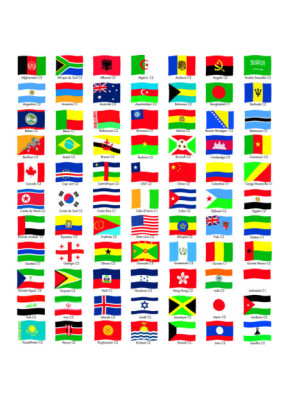 DRAPEAU PAYS DU MONDE