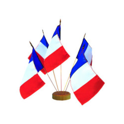 LOT DE 10 DRAPEAUX DE TABLE...