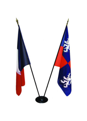 SOCLE À DRAPEAUX