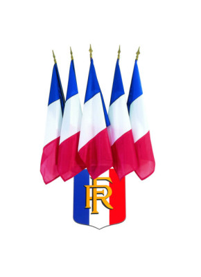 ÉCUSSON PORTE-DRAPEAUX