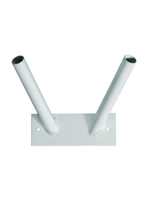 Porte-drapeaux Ø 26 mm oblique 2 mâts