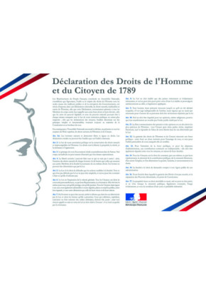 PANNEAU DÉCLARATION DES DROITS DE L'HOMME