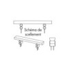 BANQUETTE URBAINE BOIS FLORETTE