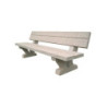 Banc finition gravillons lavés