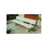 Banc finition blanc sablé