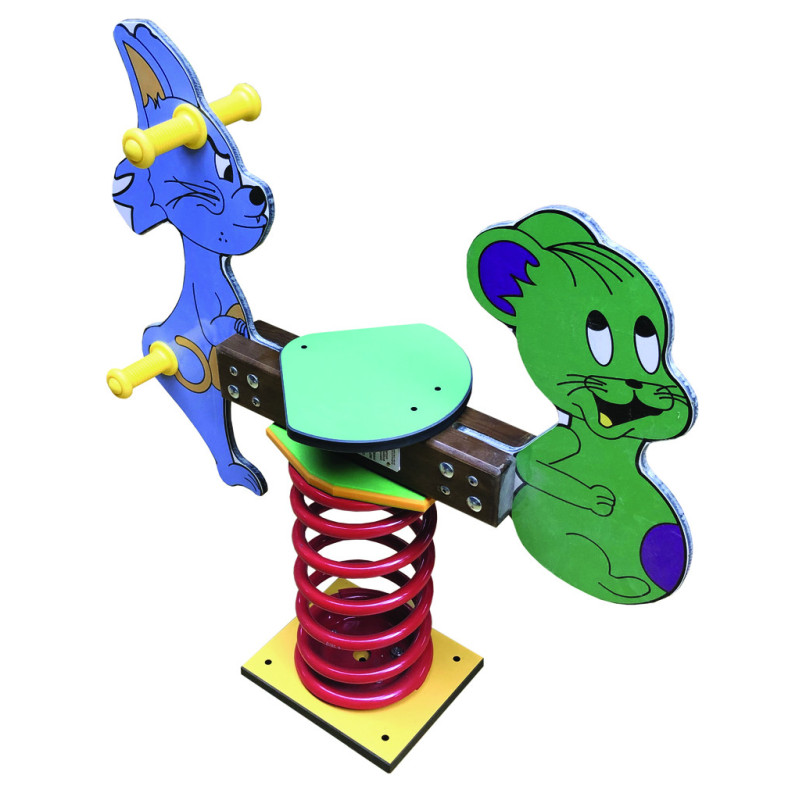 JEU RESSORT ENFANT TOM ET JERRY OU BODILLON