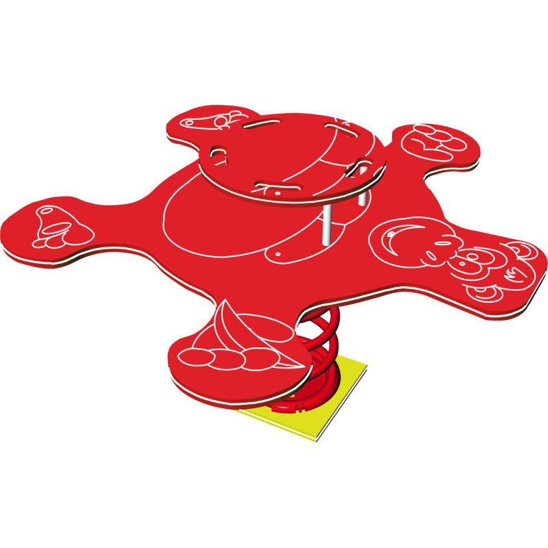 JEU ENFANT SUR RESSORT GORILLE