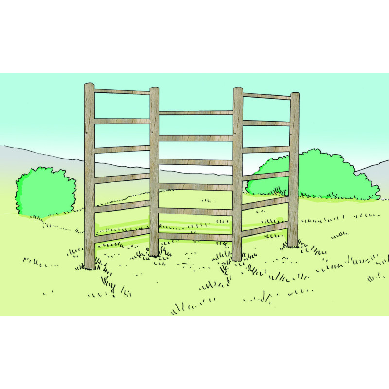 MODULE PARCOURS SANTÉ - ESPALIER ONDULÉ