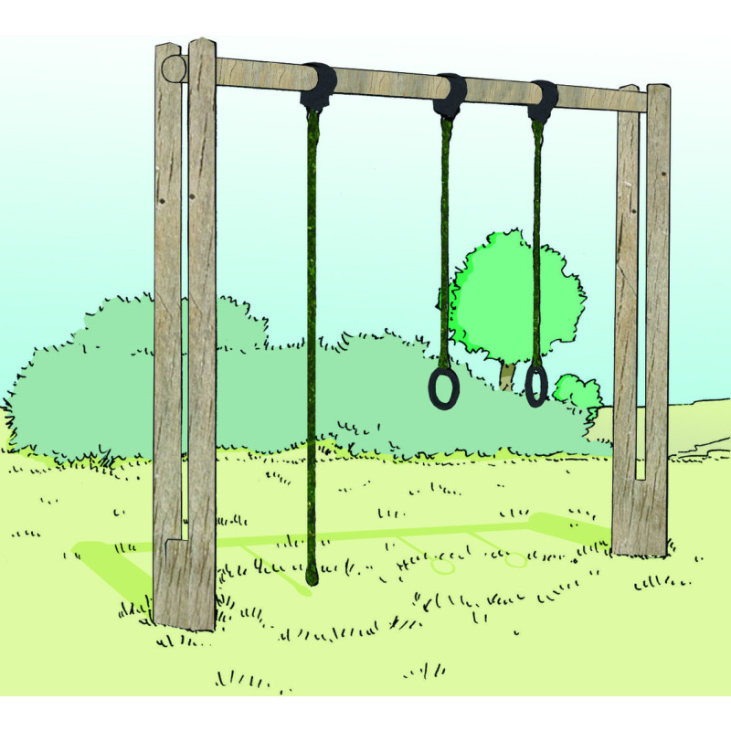 MODULE PARCOURS SANTÉ - PORTIQUE 2 AGRÈS