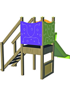 TOBOGGAN AIRE DE JEUX TOURNILLON