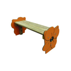 BANQUETTE ENFANT BOIS FLEUR