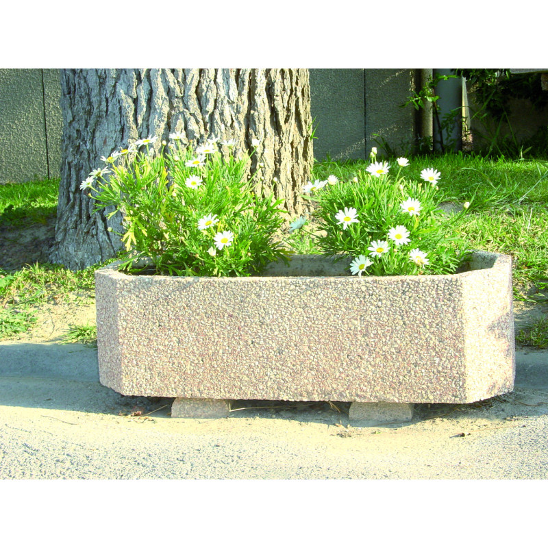 JARDINIÈRE ROUSSILLON OCTOGONALE EN BÉTON