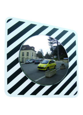 MIROIR ROUTIER RÉGLEMENTAIRE INOX