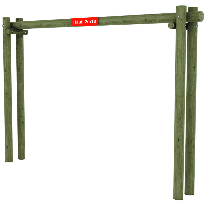 PORTIQUE LIMITEUR DE HAUTEUR FIXE BOIS