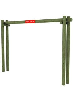 PORTIQUE LIMITEUR DE HAUTEUR FIXE BOIS