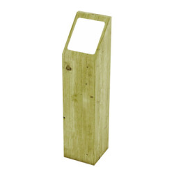 BORNE SIGNALÉTIQUE EN BOIS