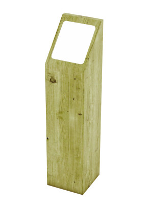 BORNE SIGNALÉTIQUE EN BOIS
