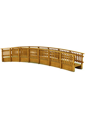 PASSERELLE PIÉTONNE CINTRÉE EN BOIS