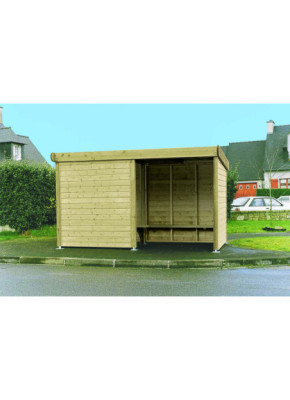 PAROI COUPE-VENT POUR ABRI DE BUS TOUT TEMPS