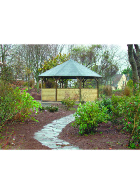 KIOSQUE BOIS TOIT SHINGLE