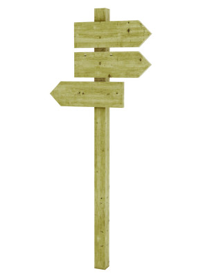 PANNEAU DIRECTIONNEL FLÈCHE