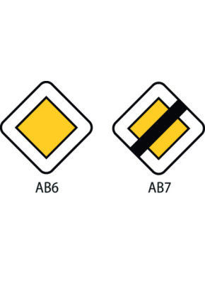PANNEAUX SIGNALISATION PRIORITÉ : TYPE AB