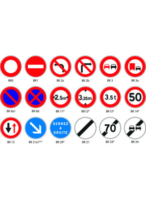 PANNEAUX SIGNALISATION TEMPORAIRE : GAMME MISTRAL