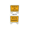 PANNEAUX SIGNALISATION TEMPORAIRE : GAMME MISTRAL