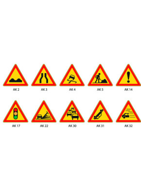 PANNEAUX DE CHANTIER DANGER : TYPE AK