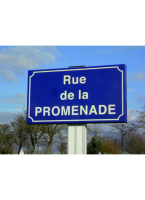 NUMÉRO, PANNEAU ET PLAQUE DE RUE ALU