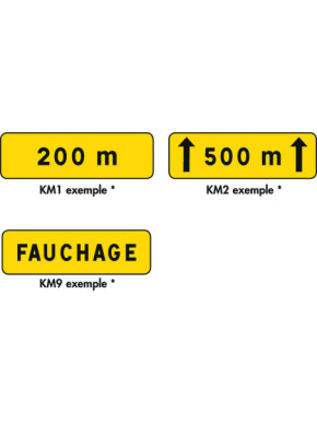 PANONCEAUX TEMPORAIRES : TYPE KM