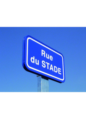 PANNEAU DE RUE PERSONNALISABLE PROFIL