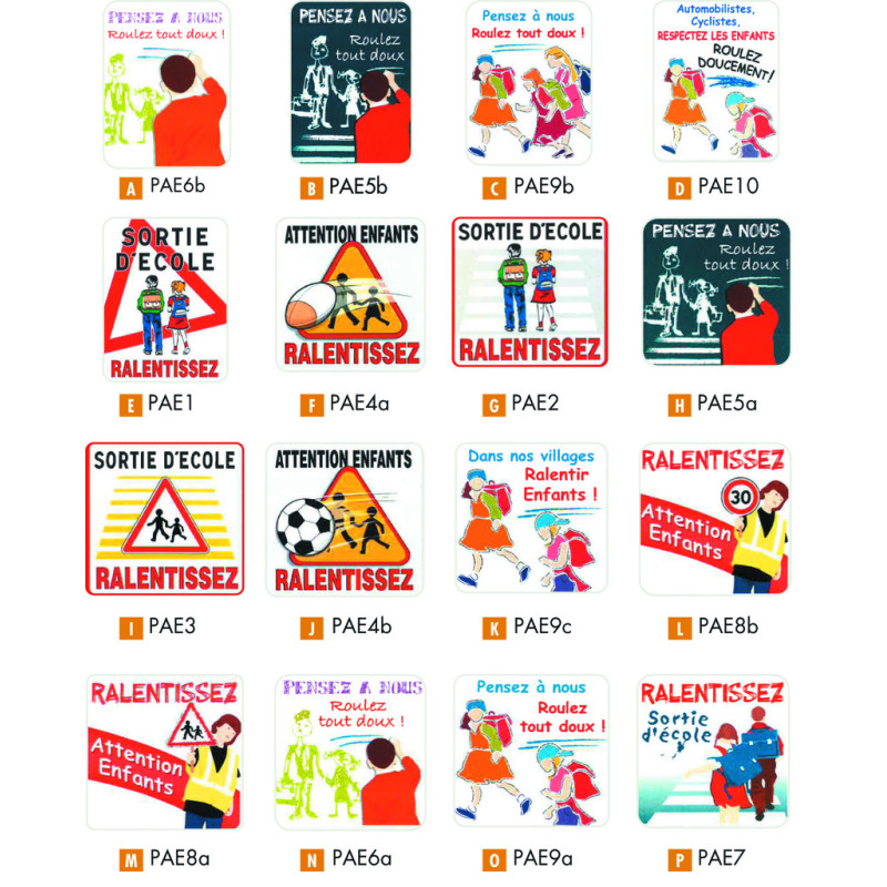 PANNEAU DE SÉCURITÉ ENFANTS