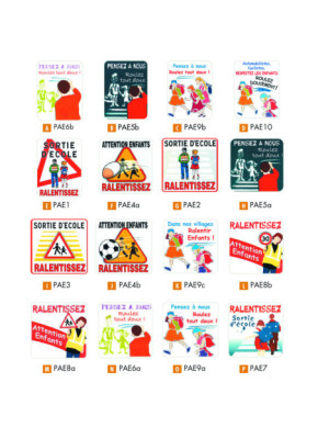 PANNEAU DE SÉCURITÉ ENFANTS